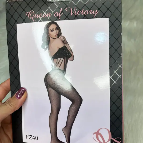 لباس بادی زنانه توری لانه زنبوری گیپور